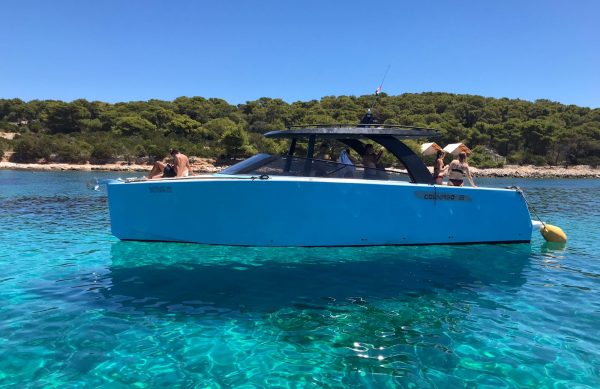 Blue cave boat tour